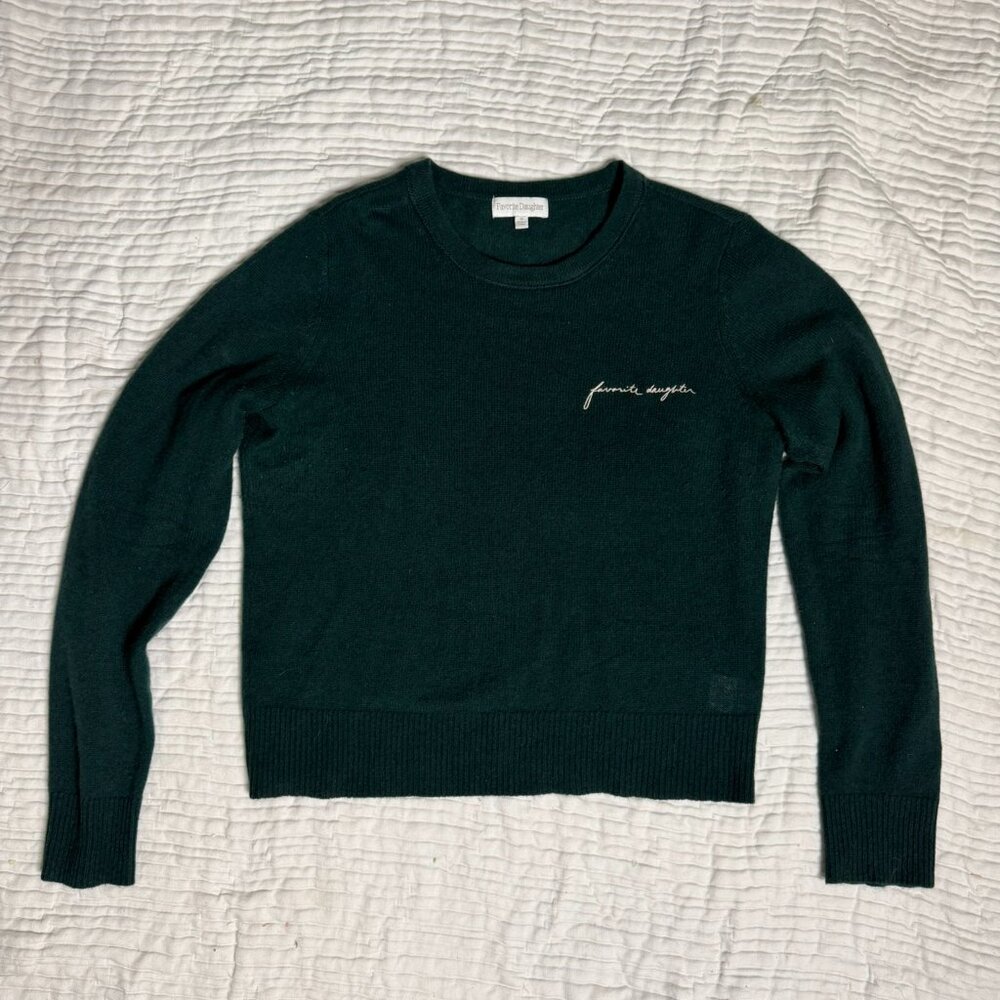 Favorite Daughter Green Sweater